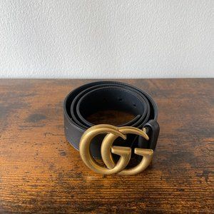GUCCI RE-EDITION WIDE LEATHER BELT